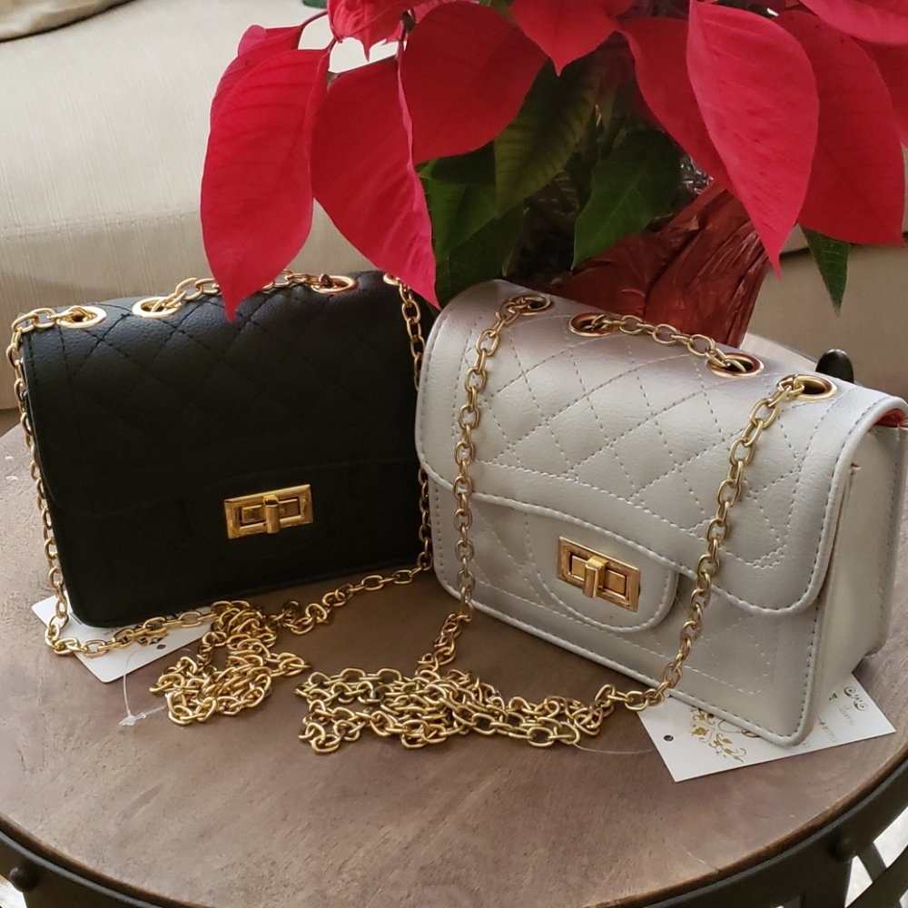 Quilted Flap Bag - Small